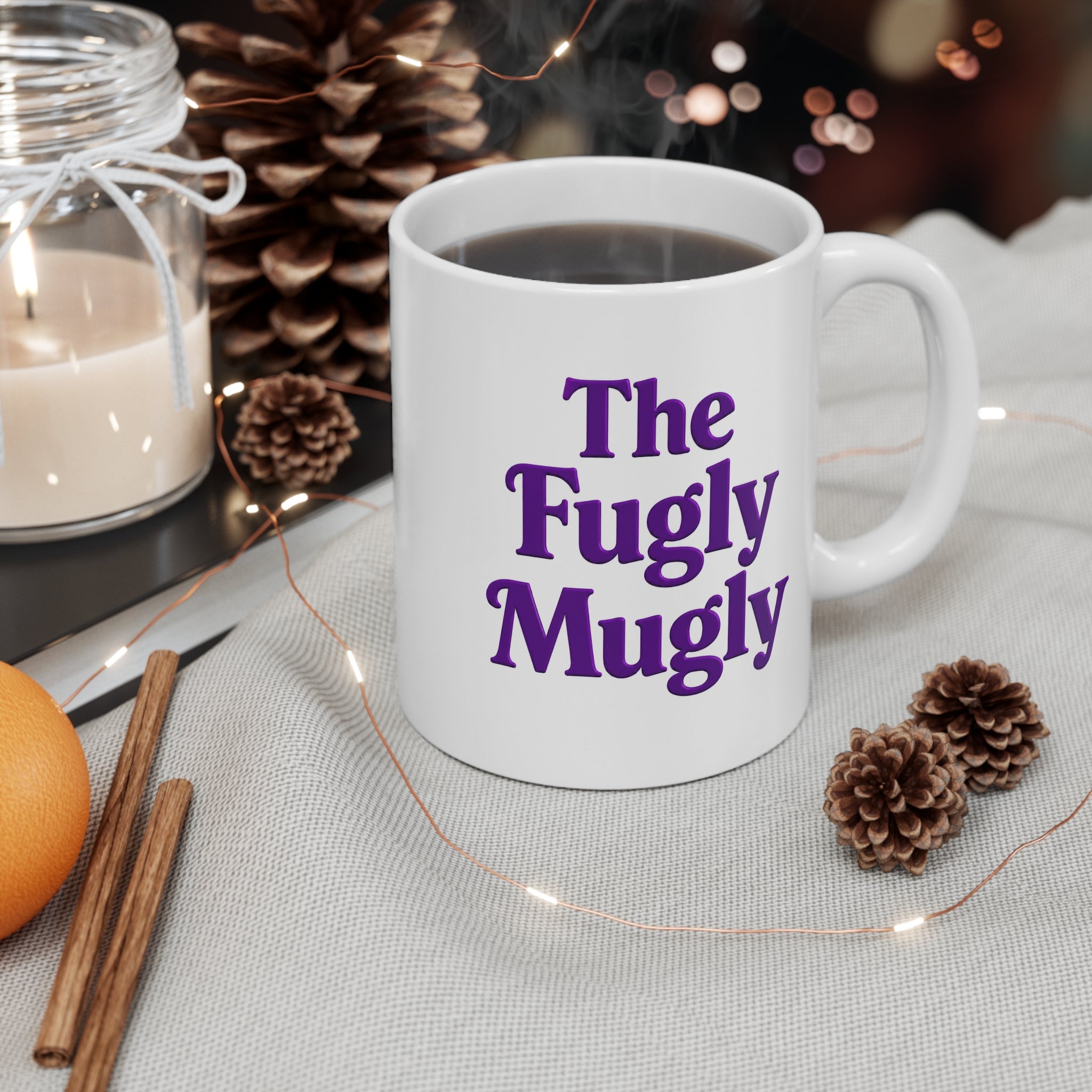 The Fugly Mugly™  The Signature White Mug ™ — Premium Simplicity, Ambition, Luxury & Identity