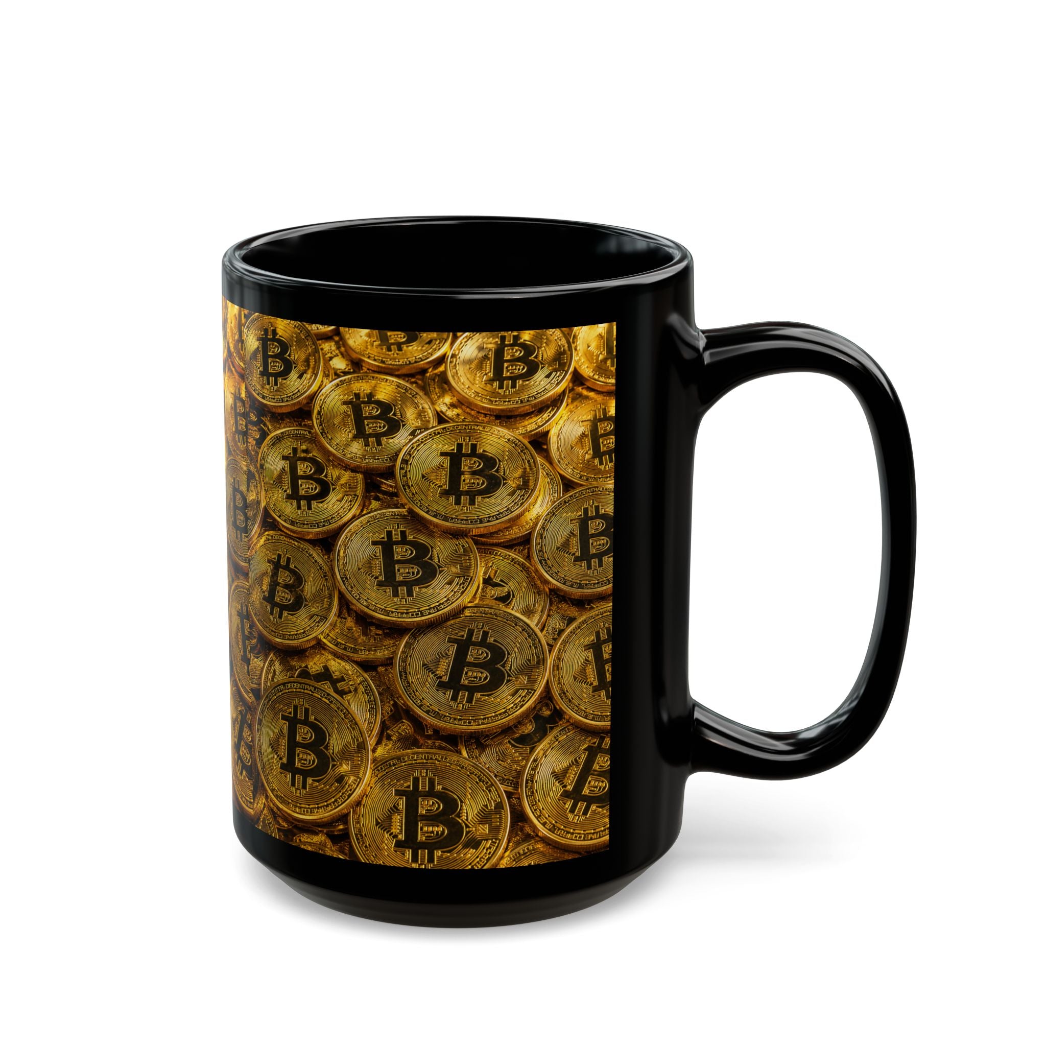The Bitcoin King™ — Luxury Crypto Wealth Mug by The Fugly Mugly™