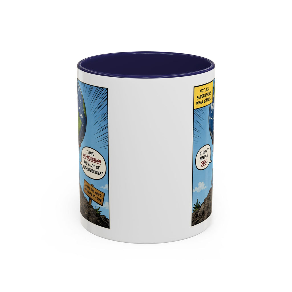 Ant-Motivation Comic Mug – Inspirational Coffee Mug | Funny Luxury Motivation Mug