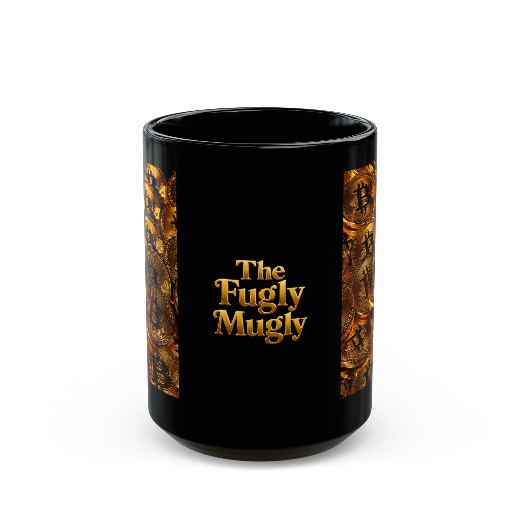 The Bitcoin King™ — Luxury Crypto Wealth Mug by The Fugly Mugly™