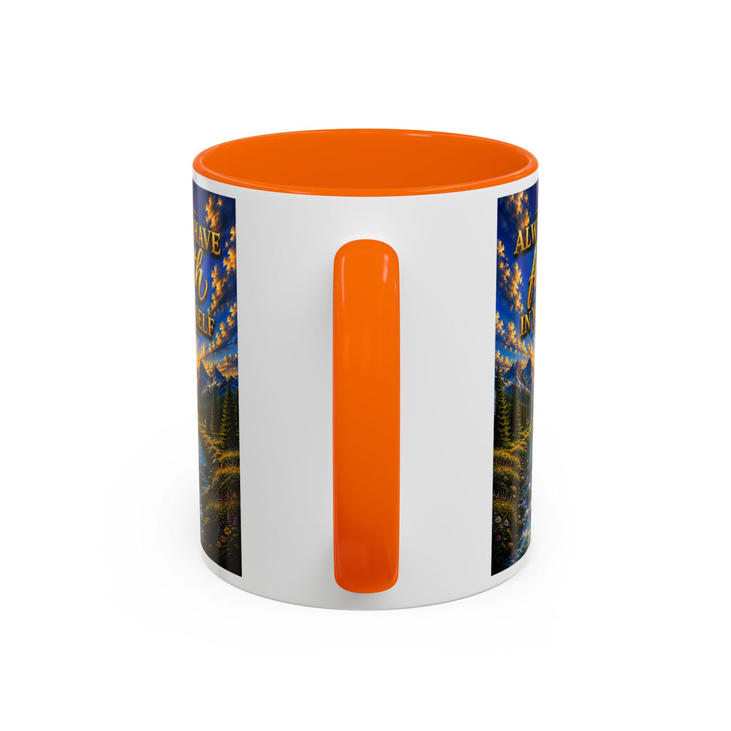 Always Have Faith in Yourself™ | Luxury Inspirational Sunrise Coffee Mug | Premium Motivational Ceramic Mug