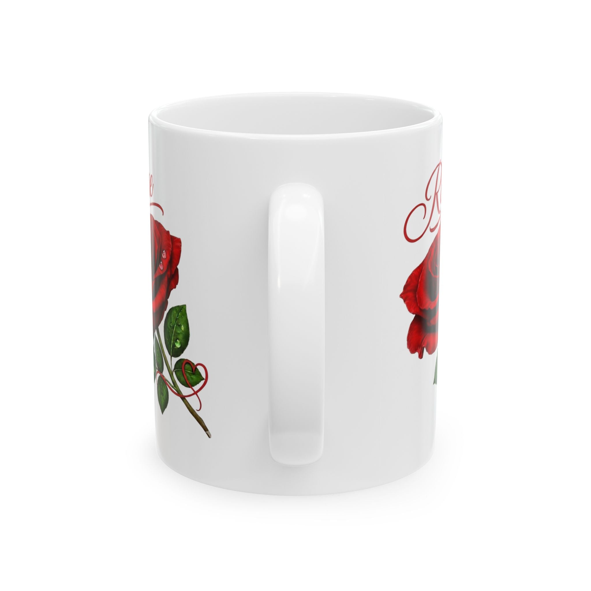 Rose – A Timeless Bloom of Love, Beauty & Grace | Luxury Floral Coffee Mug | The Fugly Mugly™