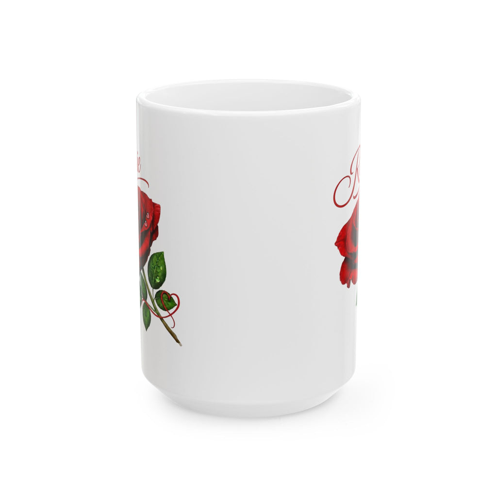 Rosie – A Name That Blossoms with Joy, Compassion & Endless Love – White Mug