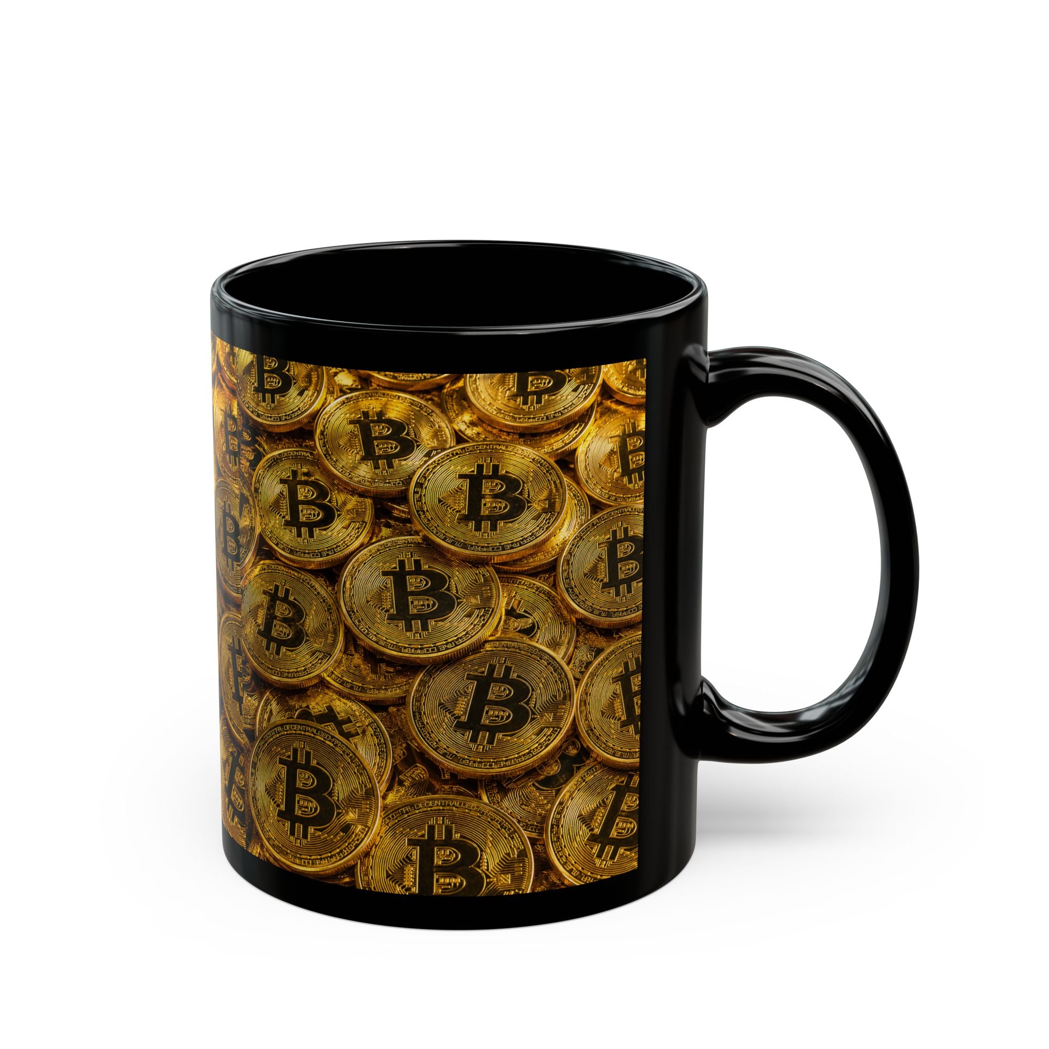 The Bitcoin King™ — Luxury Crypto Wealth Mug by The Fugly Mugly™