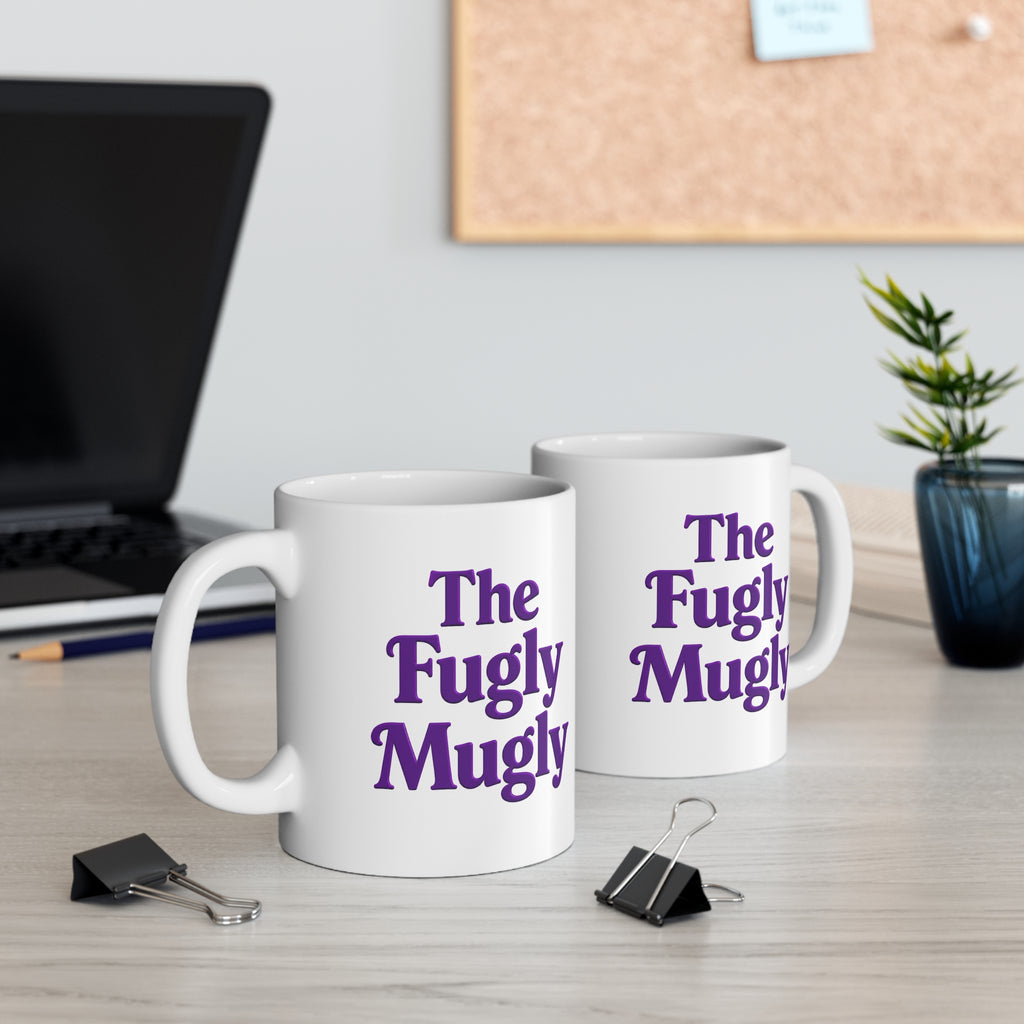The Fugly Mugly™  The Signature White Mug ™ — Premium Simplicity, Ambition, Luxury & Identity