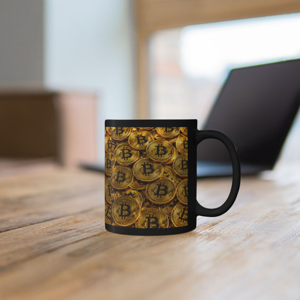 The Bitcoin King™ — Luxury Crypto Wealth Mug by The Fugly Mugly™