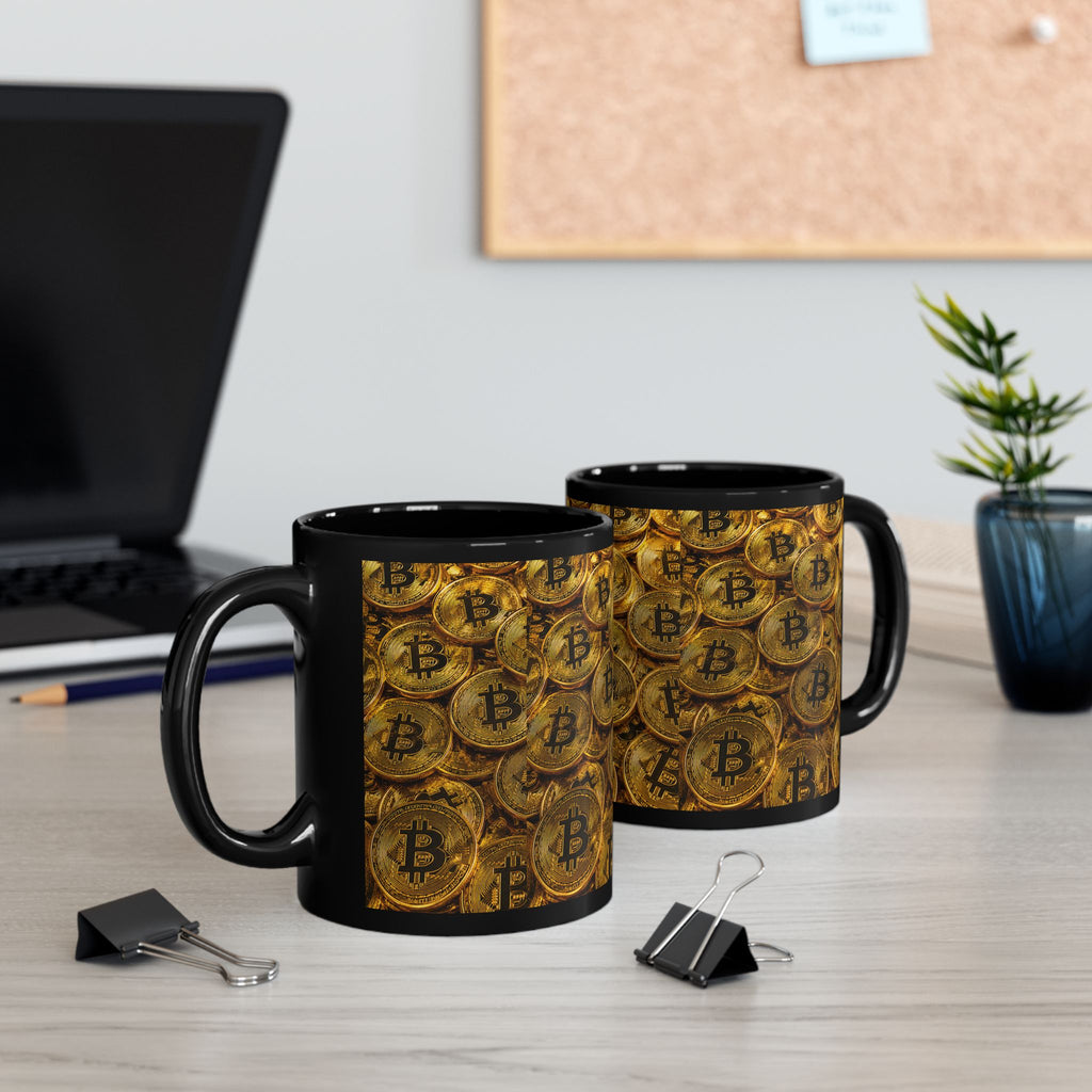 The Bitcoin King™ — Luxury Crypto Wealth Mug by The Fugly Mugly™