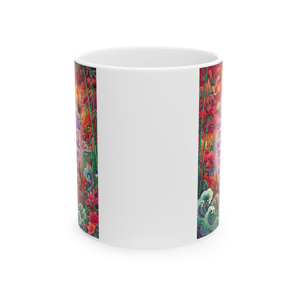 The Keys to Excellence – Confucius Wisdom White Mug | Luxury Philosophy Coffee Mug