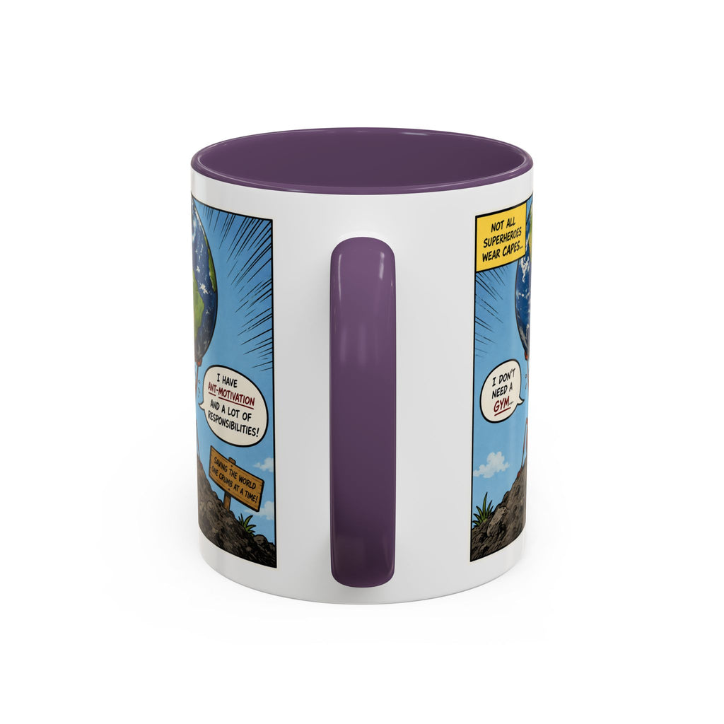 Ant-Motivation Comic Mug – Inspirational Coffee Mug | Funny Luxury Motivation Mug