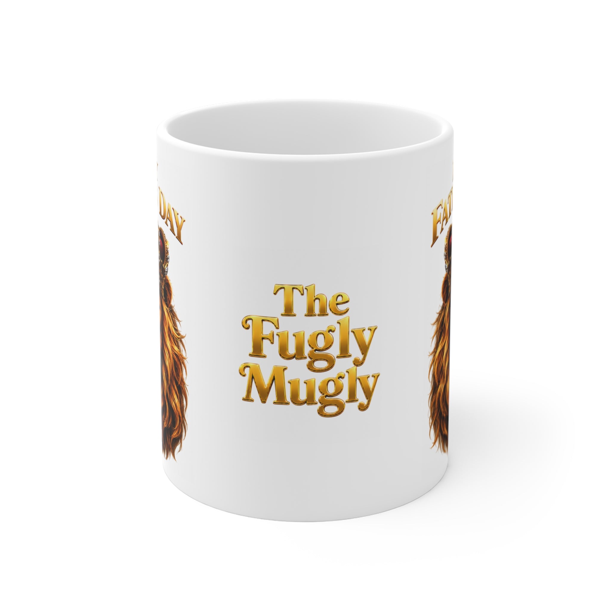Happy Father's Day Crowned Lion Mug – Luxury King Dad Coffee Mug, Regal Lion Father Gift, Premium Crowned King Design, Legendary Dad Mug