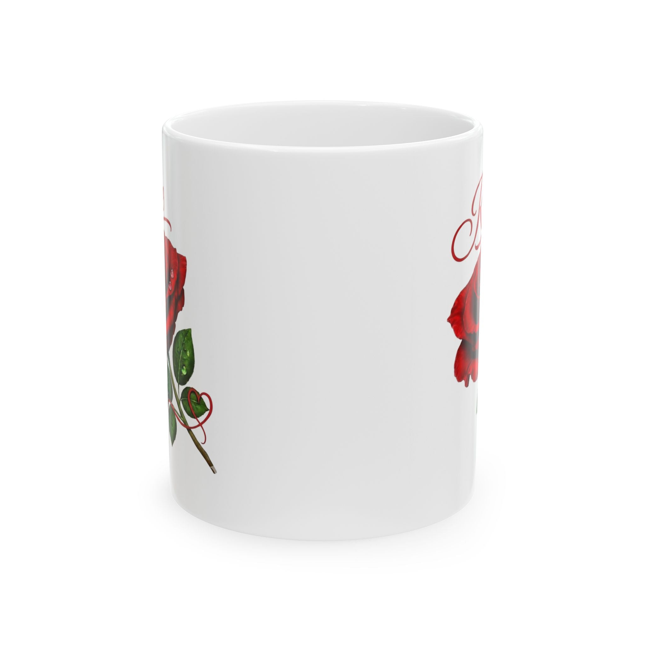 Rose – A Timeless Bloom of Love, Beauty & Grace | Luxury Floral Coffee Mug | The Fugly Mugly™