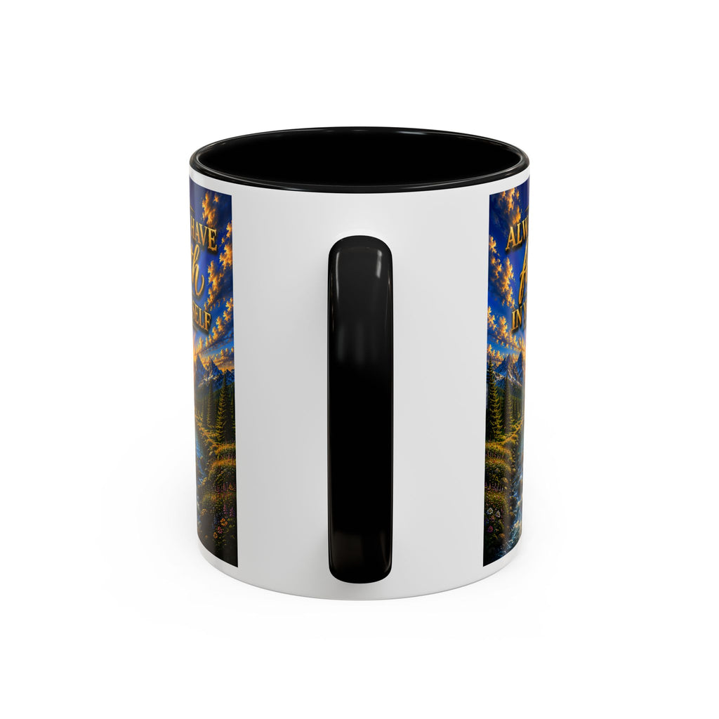 Always Have Faith in Yourself™ | Luxury Inspirational Sunrise Coffee Mug | Premium Motivational Ceramic Mug