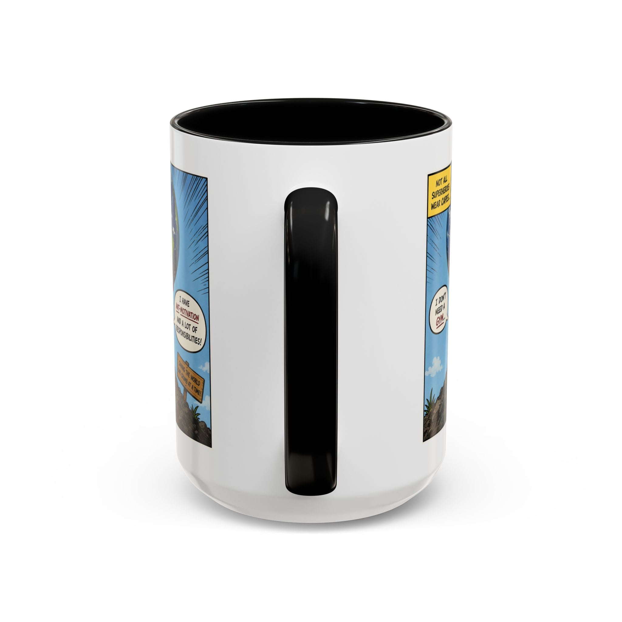 Ant-Motivation Comic Mug – Inspirational Coffee Mug | Funny Luxury Motivation Mug