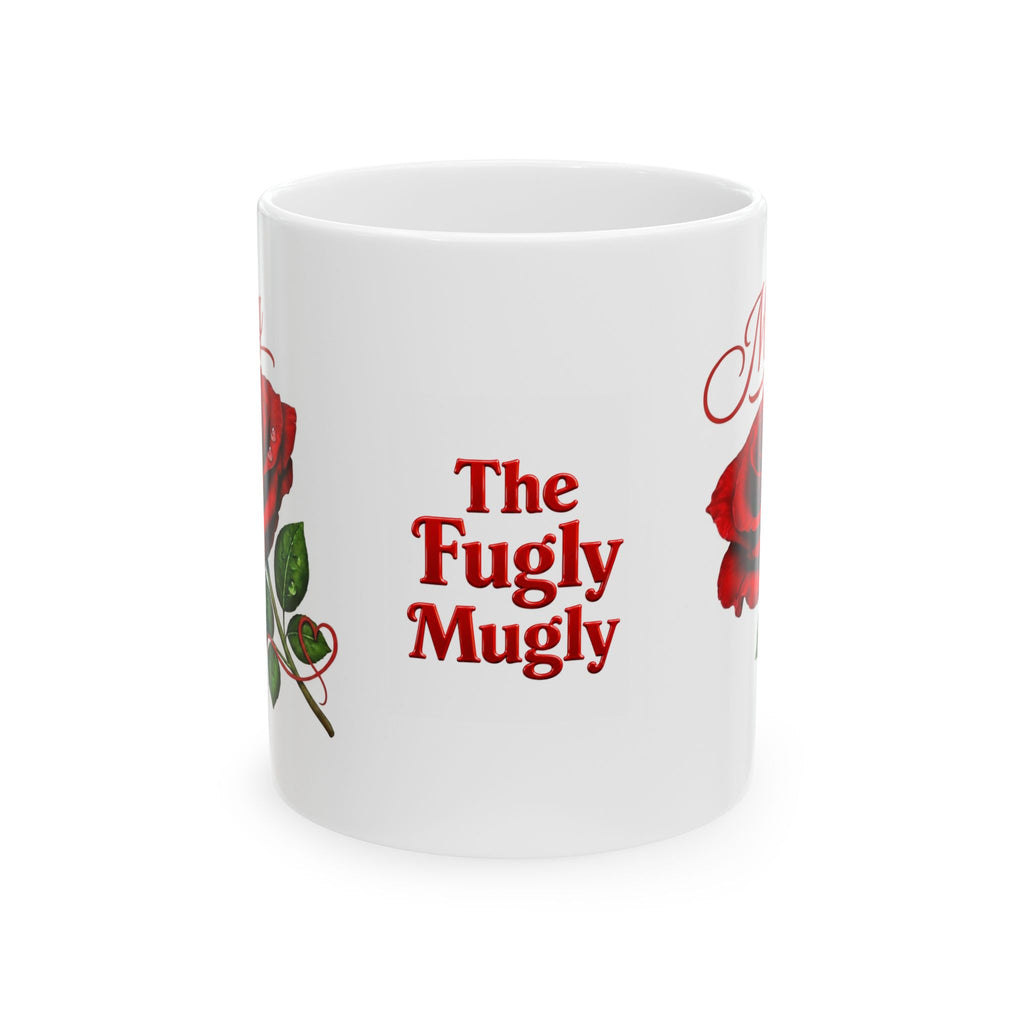 Mary – A Name That Feels Timeless | Signature Rose White Mug – Personalized Elegant Gift