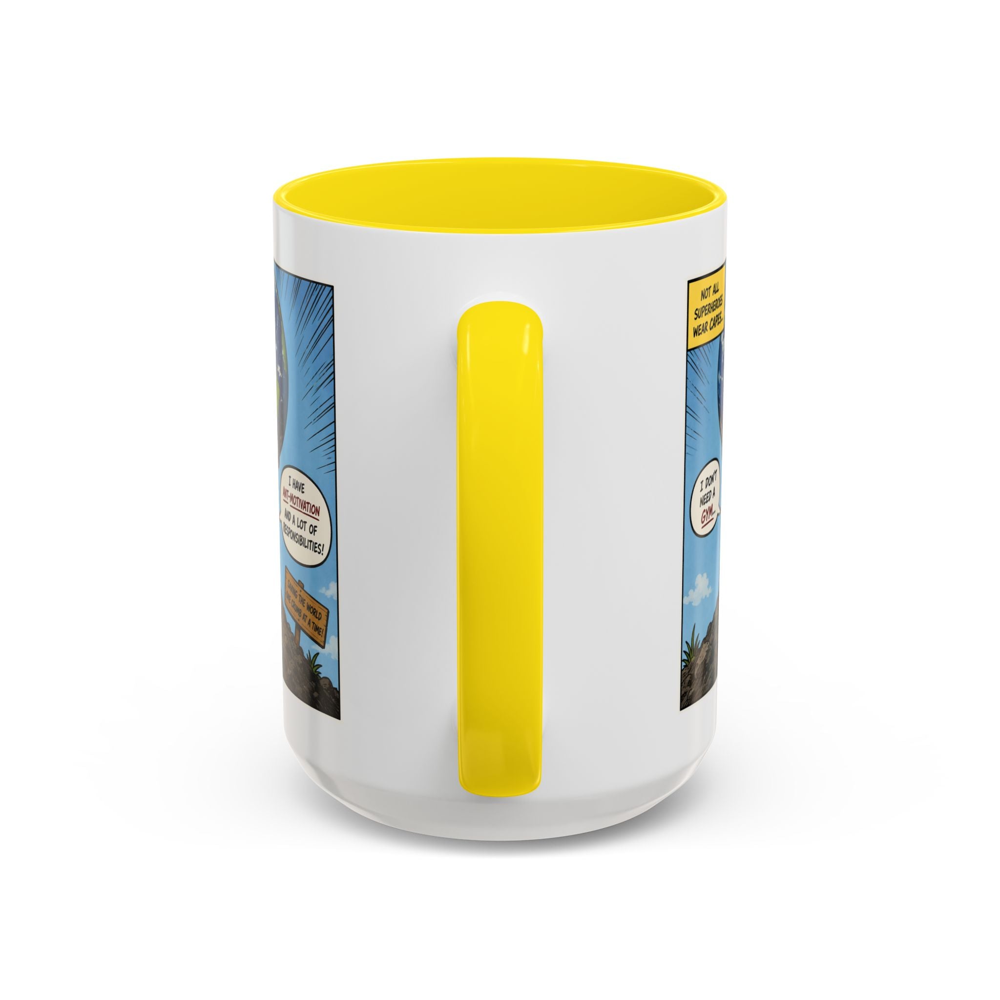 Ant-Motivation Comic Mug – Inspirational Coffee Mug | Funny Luxury Motivation Mug