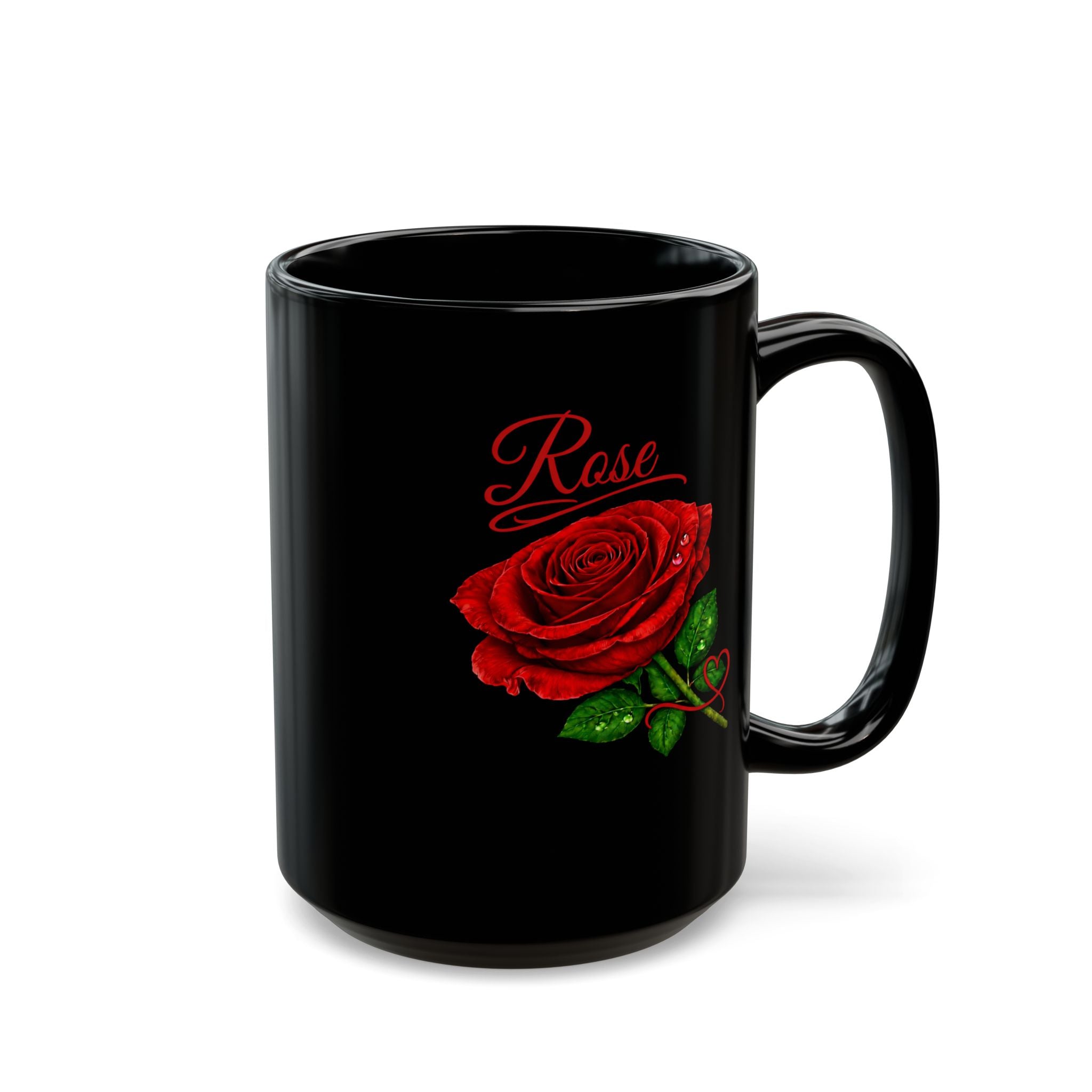 Rose – A Timeless Bloom of Love, Beauty & Grace | Luxury Floral Coffee Mug | The Fugly Mugly™