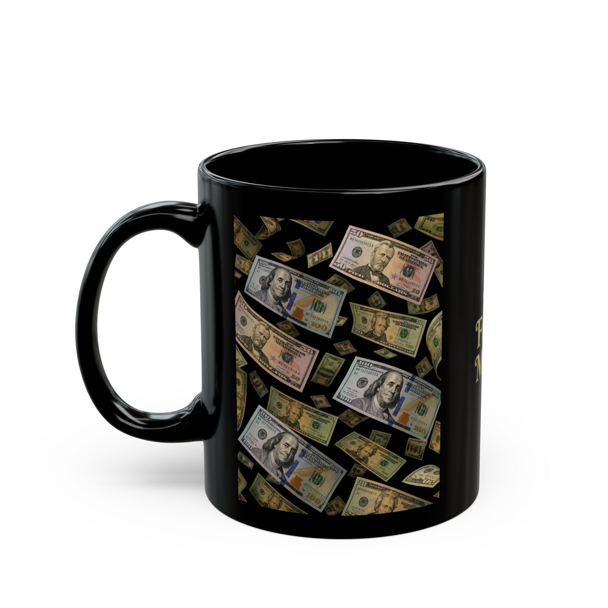 Kings Fortune™ Luxury Wealth Mug | Premium Money Coffee Mug | Wealth Mindset Gift | Luxury Black Mug | Investor Coffee Cup | Success & Ambition Mug | The Fugly Mugly™