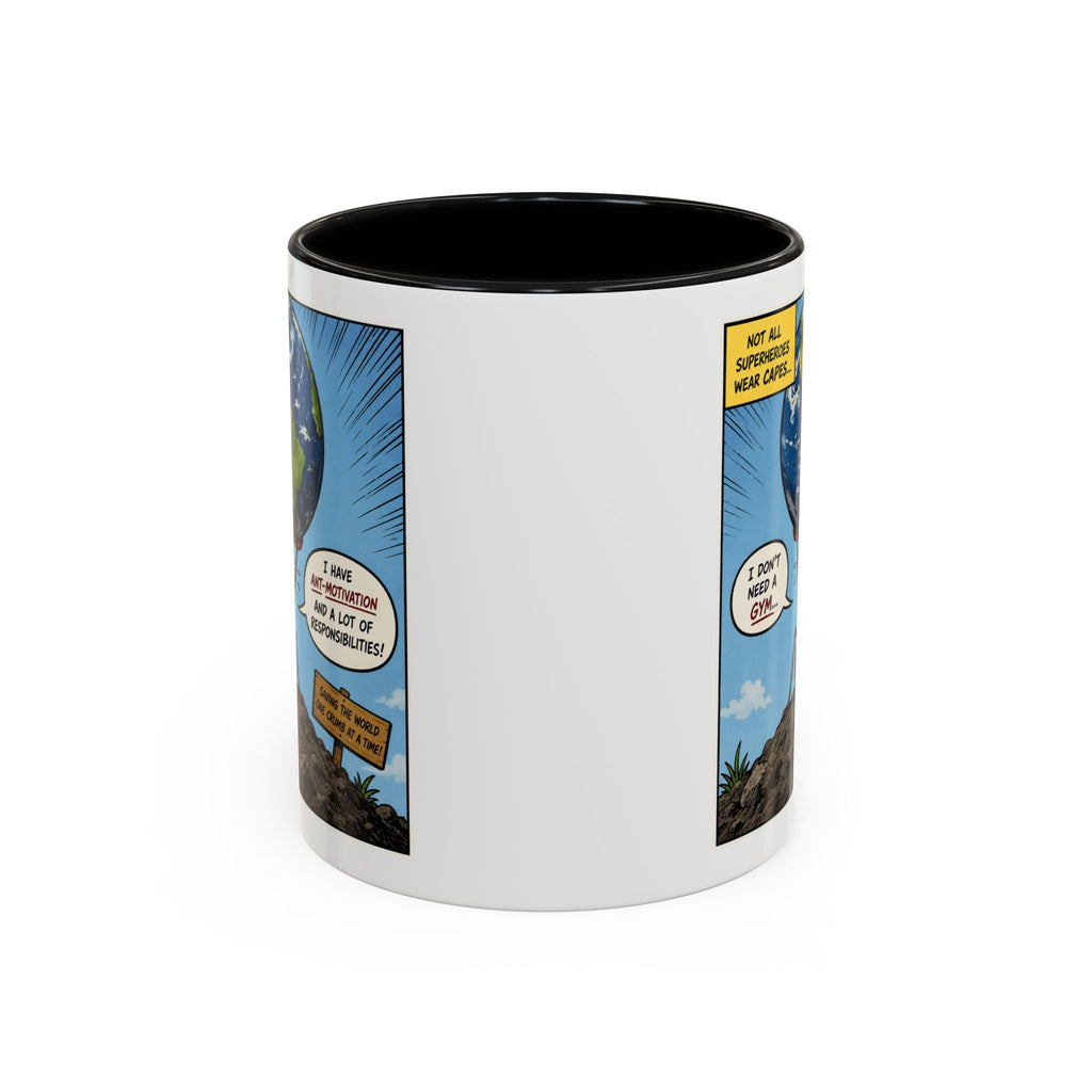 Ant-Motivation Comic Mug – Inspirational Coffee Mug | Funny Luxury Motivation Mug