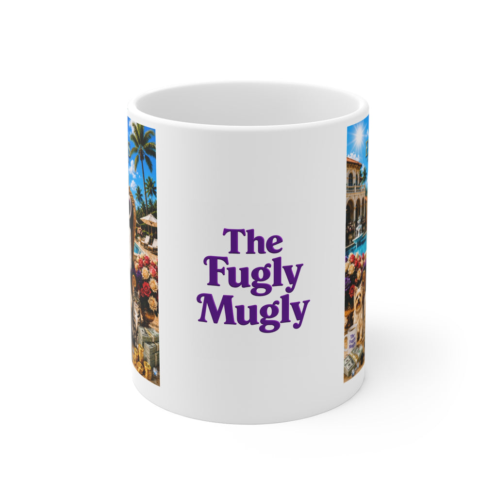 The Empress™ Luxury White Coffee Mug – Vision • Wealth • Purpose • Power