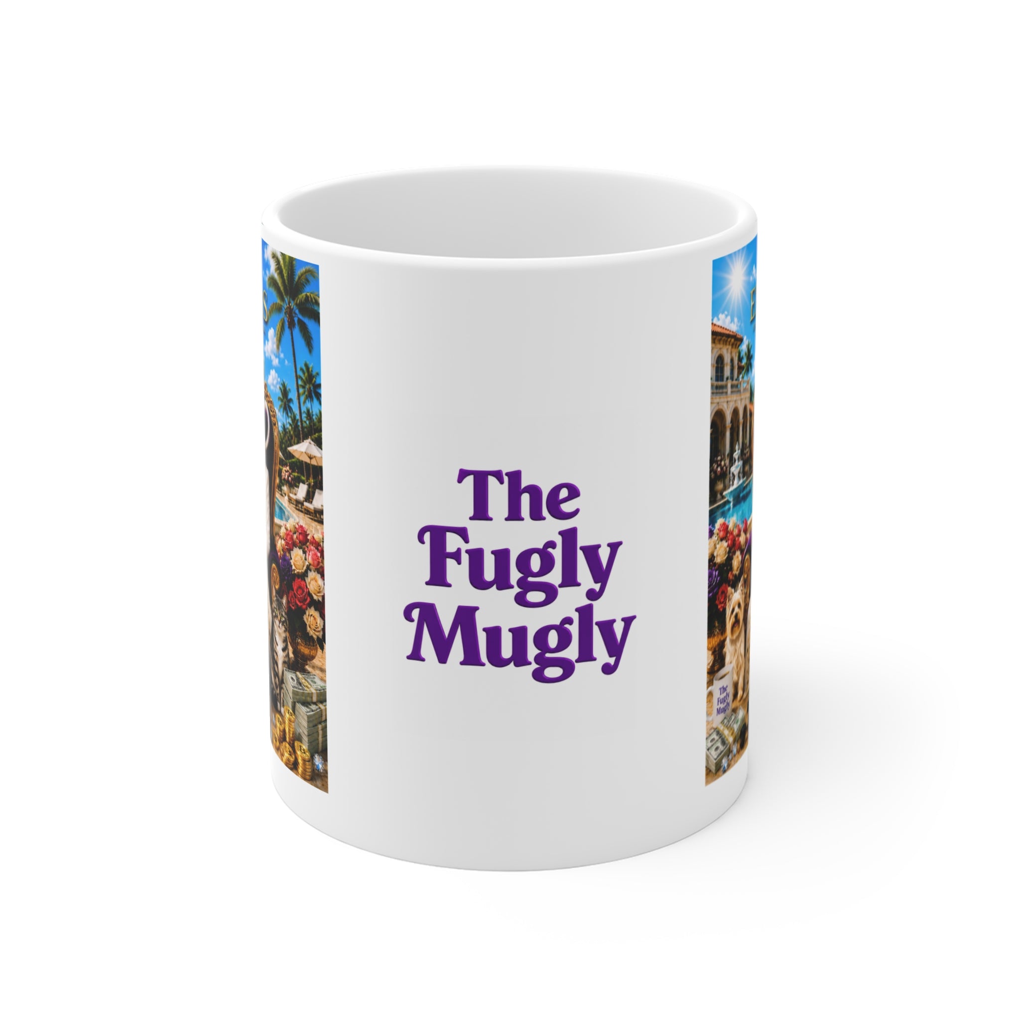 The Empress™ Luxury White Coffee Mug – Vision • Wealth • Purpose • Power