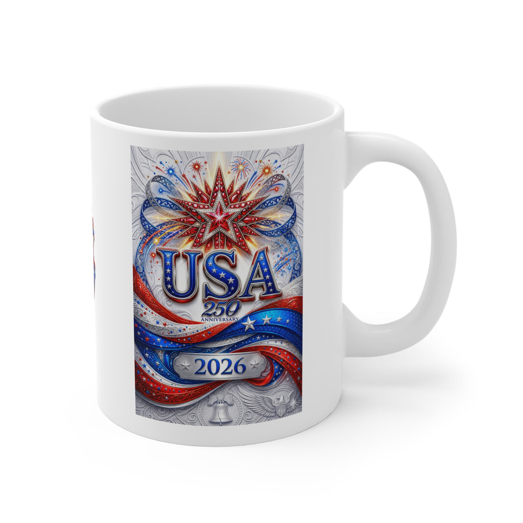 The Fugly Mugly™ | USA 250 Legacy Collector's Mug – Limited Edition American Heritage Luxury Mug