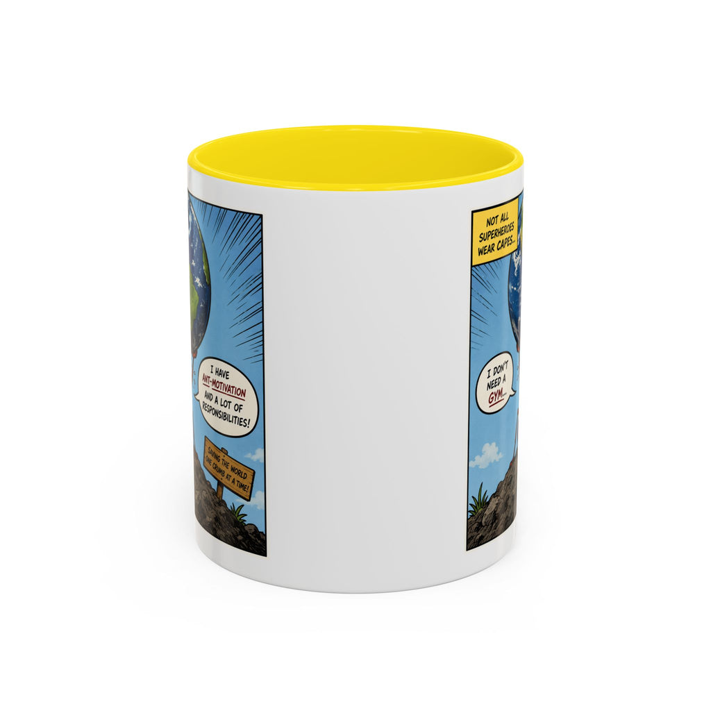Ant-Motivation Comic Mug – Inspirational Coffee Mug | Funny Luxury Motivation Mug
