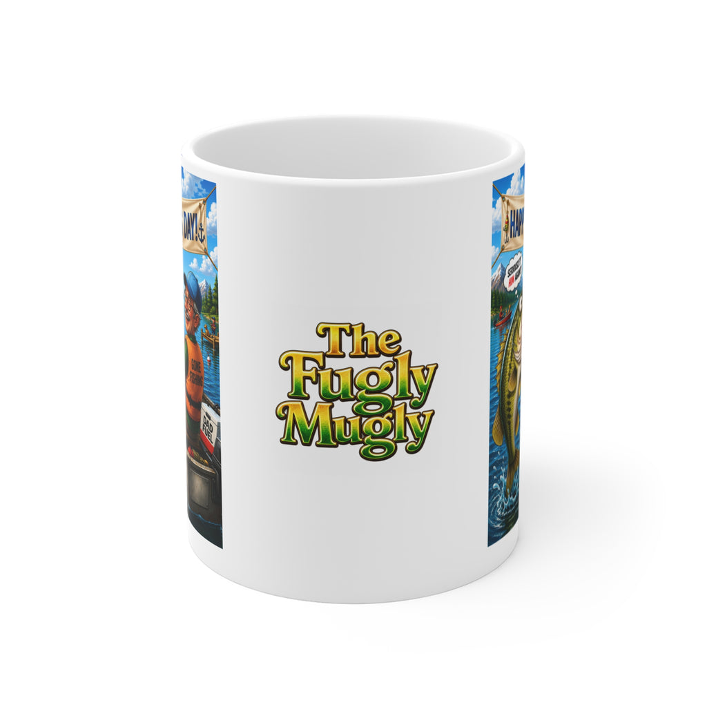 Funny Fishing Dad Mug – Dads Therapy Fathers Day Coffee Mug – Premium – Gift for Dad – Happy Fathers Day Lake Life Mug
