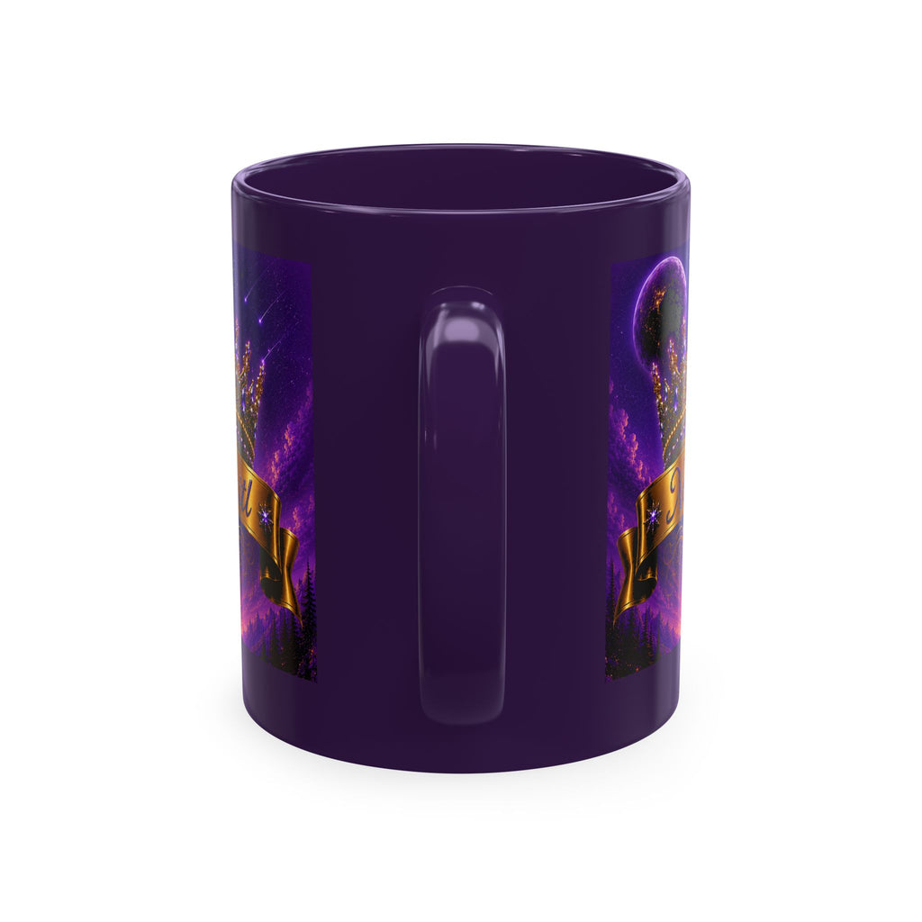 Xochitl – The Purple Crown of Destiny™ | Personalized Royal Crown Luxury Mug | Premium Purple Ceramic Coffee Mug | Custom Name Gift for Her | Elegant Fantasy Keepsake