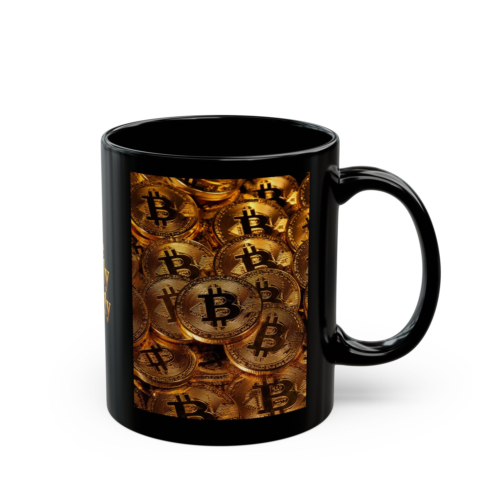 The Bitcoin King™ — Luxury Crypto Wealth Mug by The Fugly Mugly™