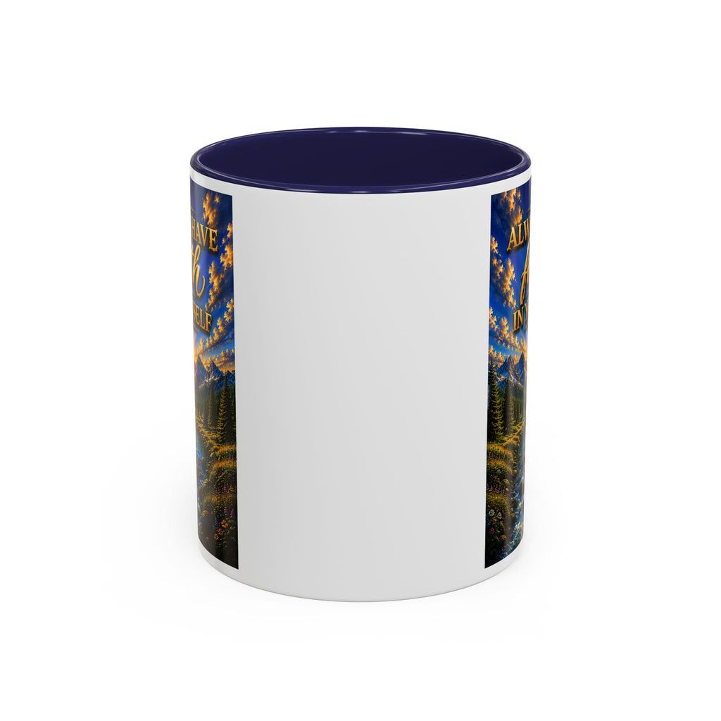 Always Have Faith in Yourself™ | Luxury Inspirational Sunrise Coffee Mug | Premium Motivational Ceramic Mug