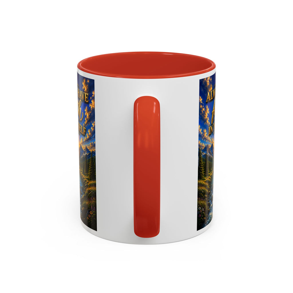 Always Have Faith in Yourself™ | Luxury Inspirational Sunrise Coffee Mug | Premium Motivational Ceramic Mug