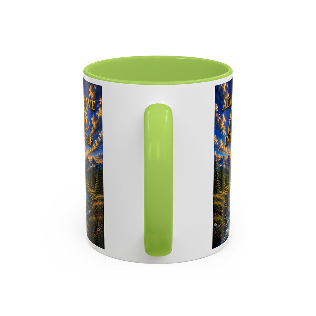 Always Have Faith in Yourself™ | Luxury Inspirational Sunrise Coffee Mug | Premium Motivational Ceramic Mug