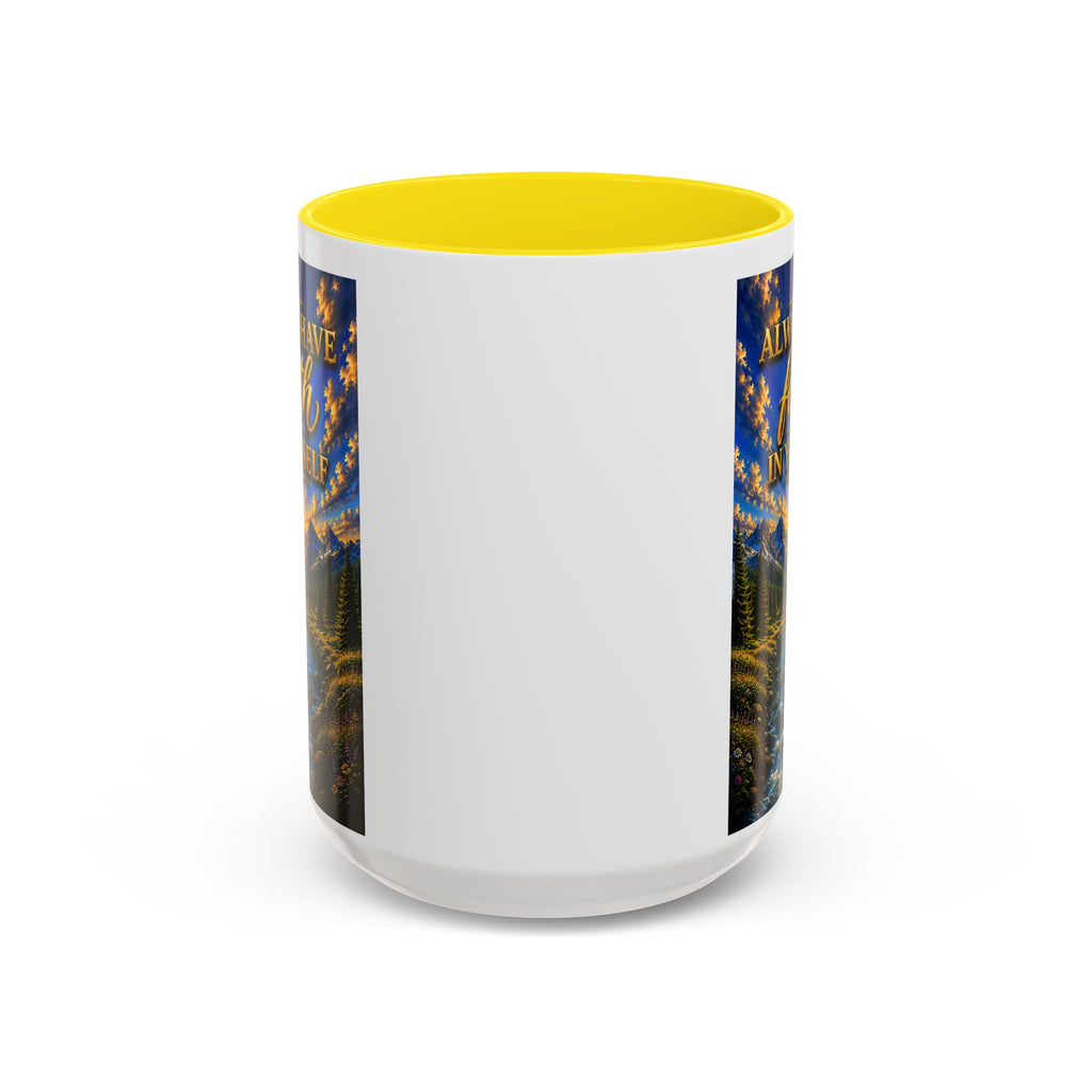 Always Have Faith in Yourself™ | Luxury Inspirational Sunrise Coffee Mug | Premium Motivational Ceramic Mug