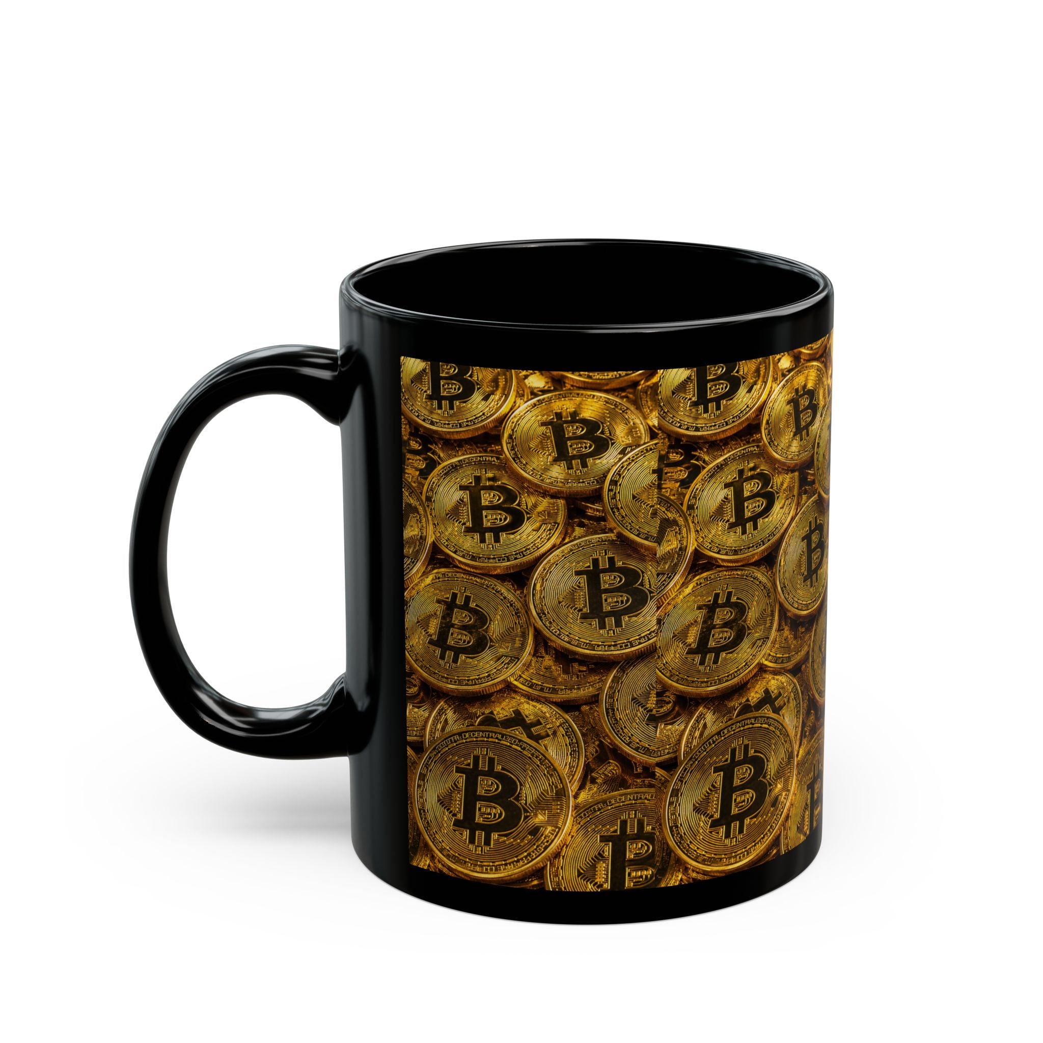 The Bitcoin King™ — Luxury Crypto Wealth Mug by The Fugly Mugly™