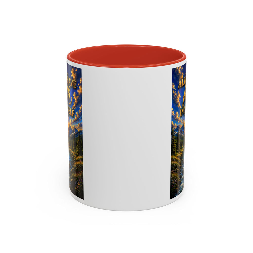 Always Have Faith in Yourself™ | Luxury Inspirational Sunrise Coffee Mug | Premium Motivational Ceramic Mug