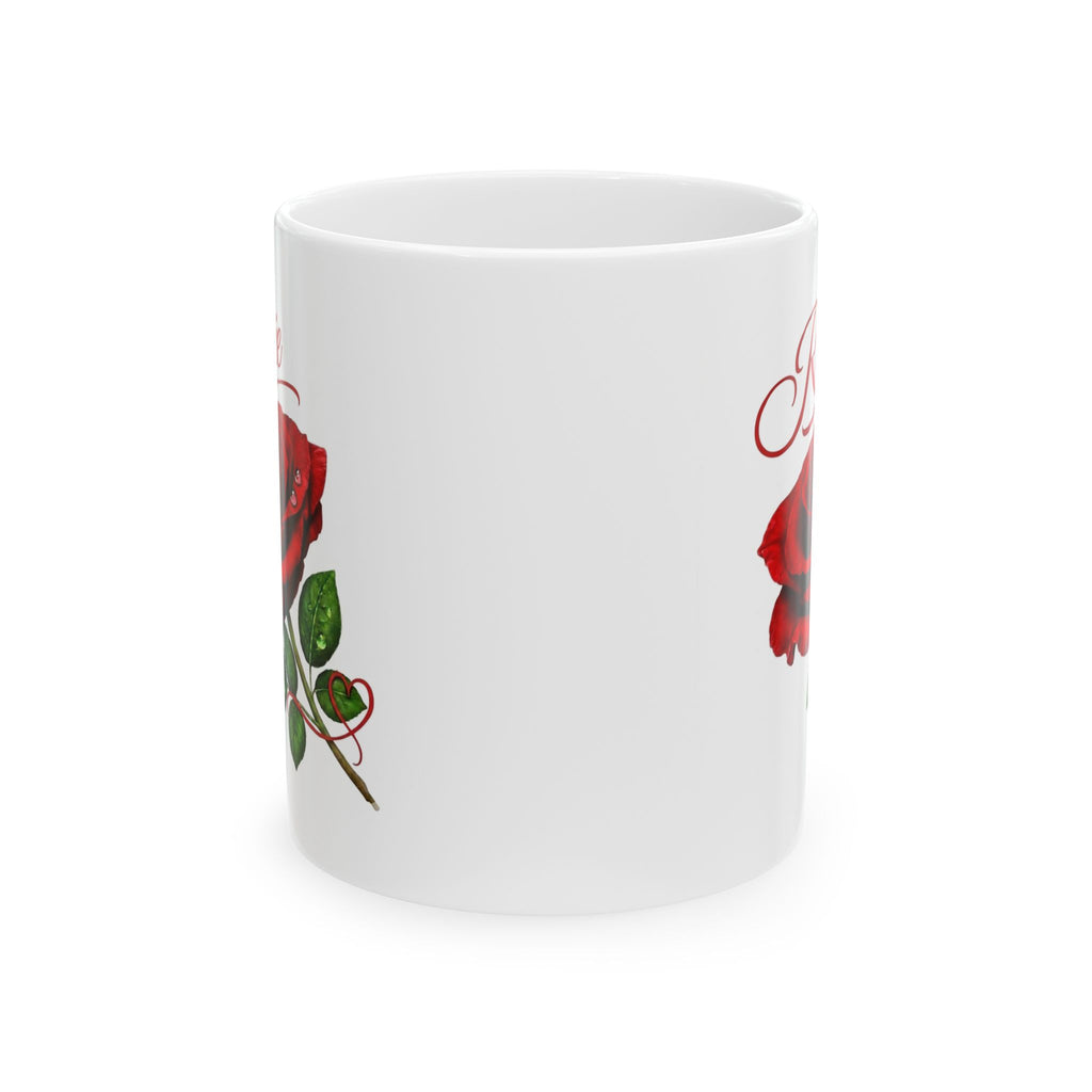 Rosie – A Name That Blossoms with Joy, Compassion & Endless Love – White Mug