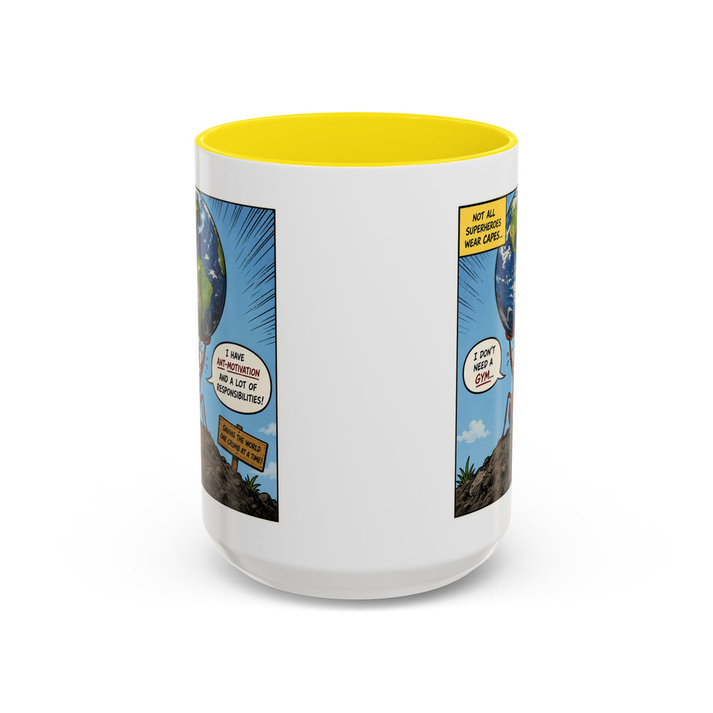 Ant-Motivation Comic Mug – Inspirational Coffee Mug | Funny Luxury Motivation Mug