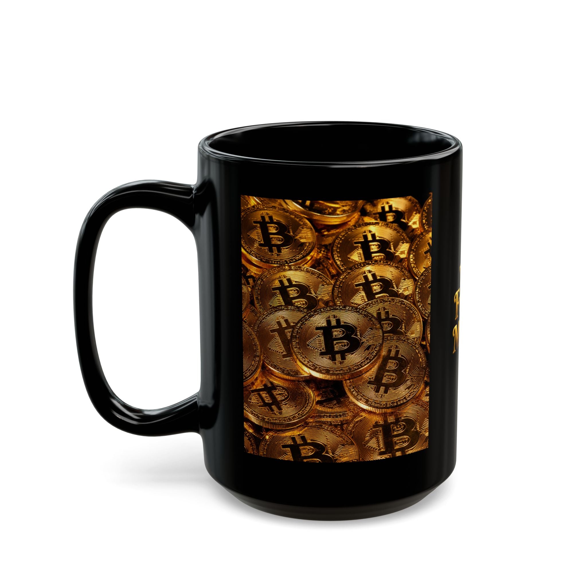 The Bitcoin King™ — Luxury Crypto Wealth Mug by The Fugly Mugly™