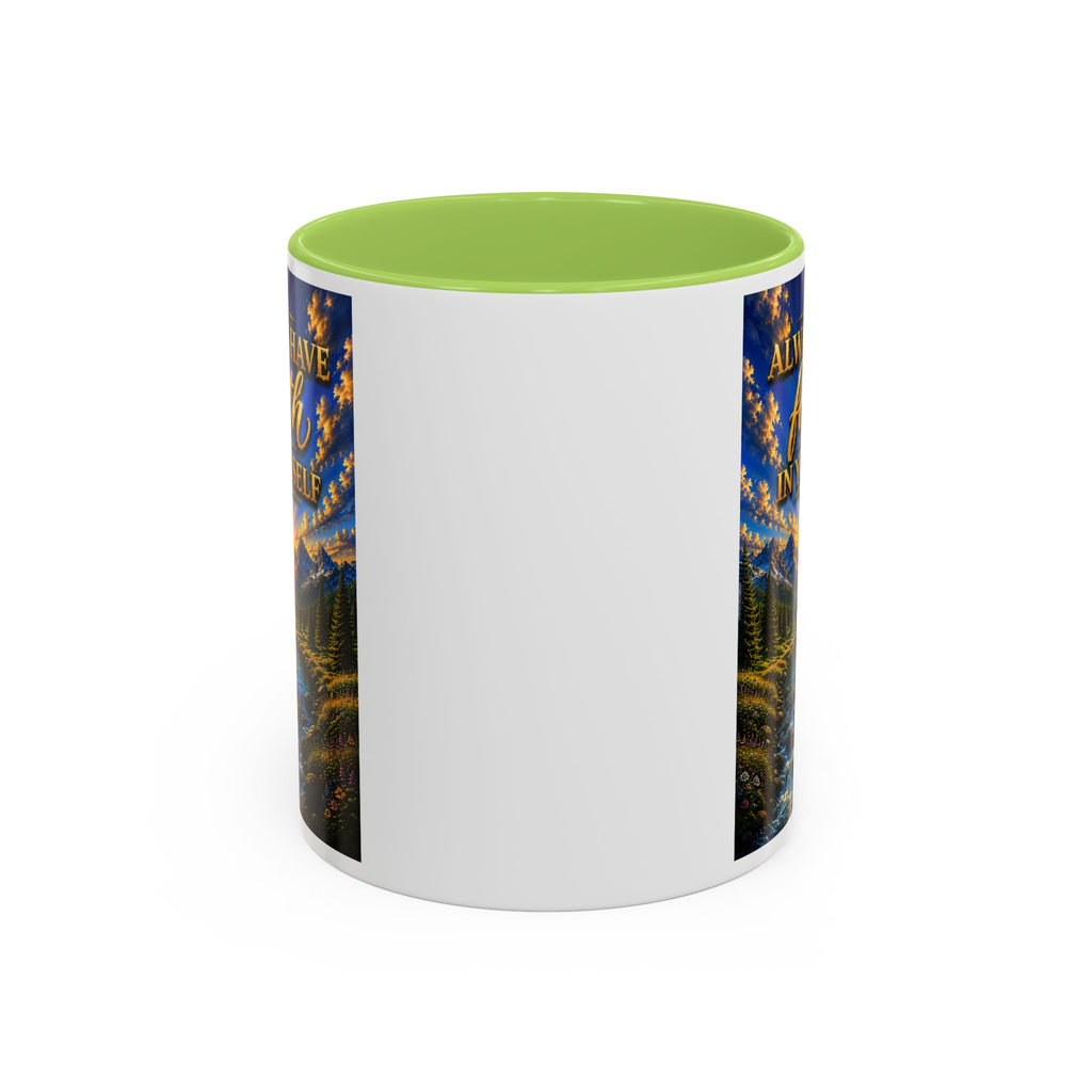 Always Have Faith in Yourself™ | Luxury Inspirational Sunrise Coffee Mug | Premium Motivational Ceramic Mug