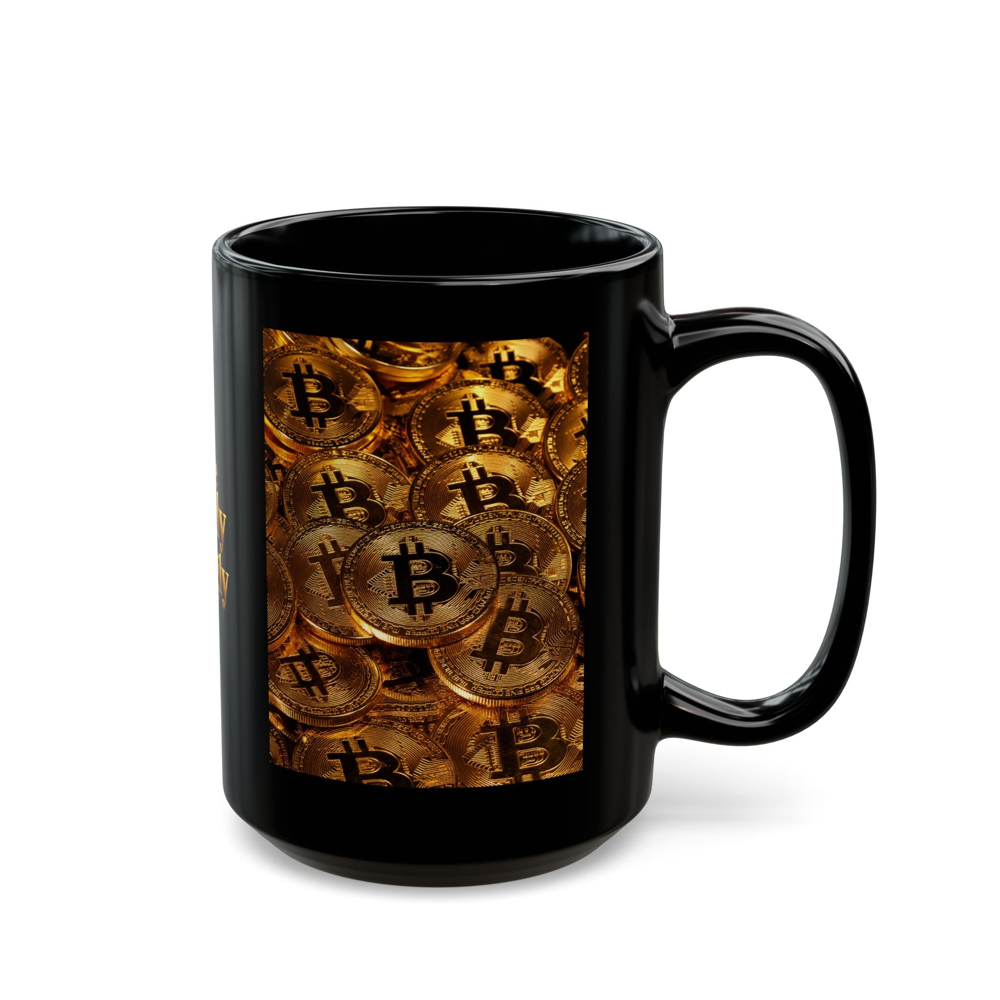 The Bitcoin King™ — Luxury Crypto Wealth Mug by The Fugly Mugly™