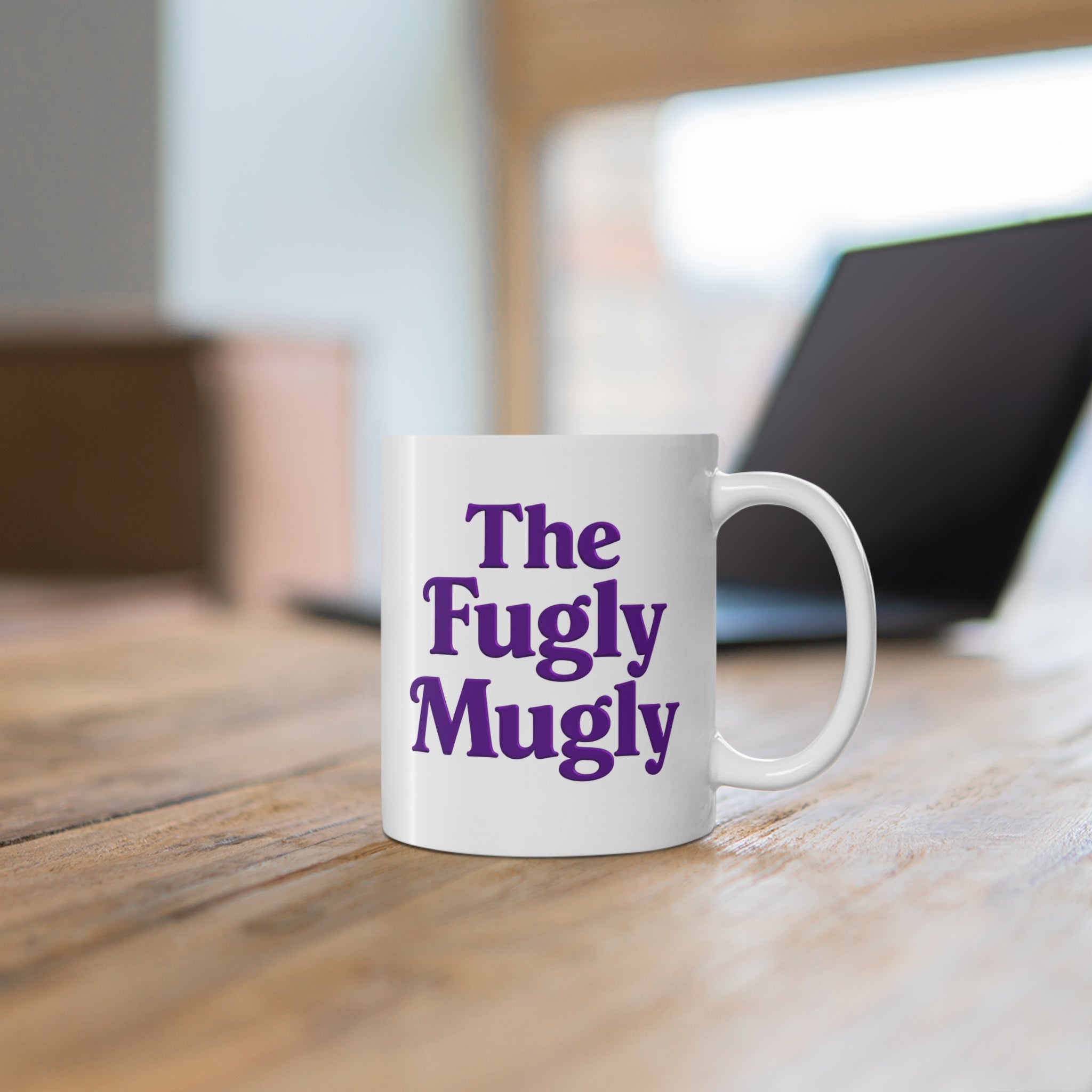 The Fugly Mugly™  The Signature White Mug ™ — Premium Simplicity, Ambition, Luxury & Identity