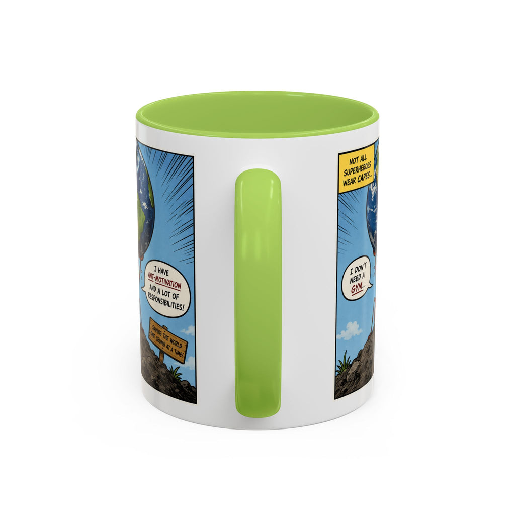 Ant-Motivation Comic Mug – Inspirational Coffee Mug | Funny Luxury Motivation Mug