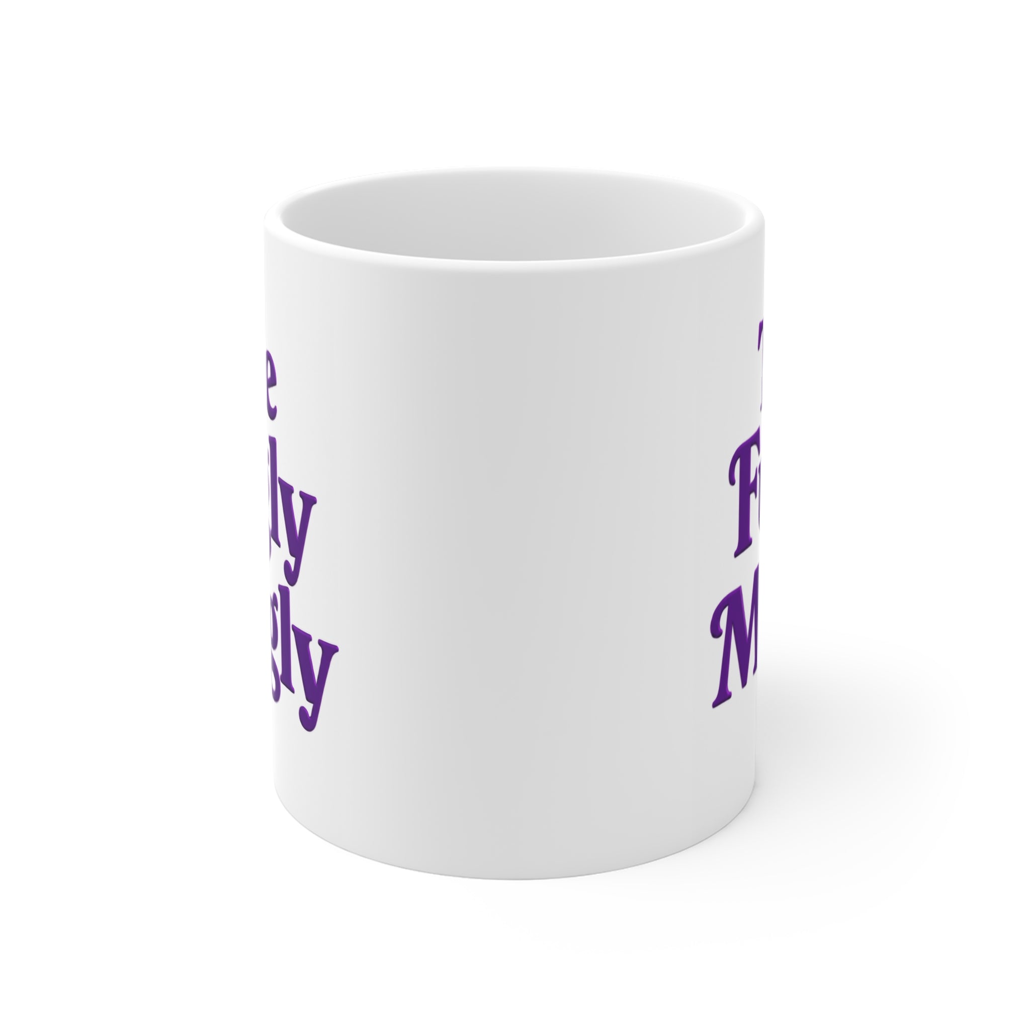 The Fugly Mugly™  The Signature White Mug ™ — Premium Simplicity, Ambition, Luxury & Identity