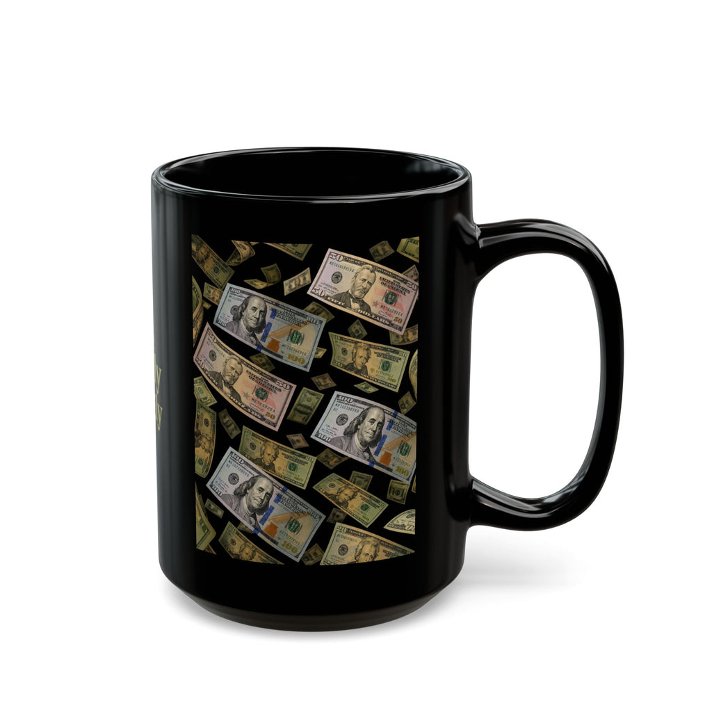 Kings Fortune™ Luxury Wealth Mug | Premium Money Coffee Mug | Wealth Mindset Gift | Luxury Black Mug | Investor Coffee Cup | Success & Ambition Mug | The Fugly Mugly™