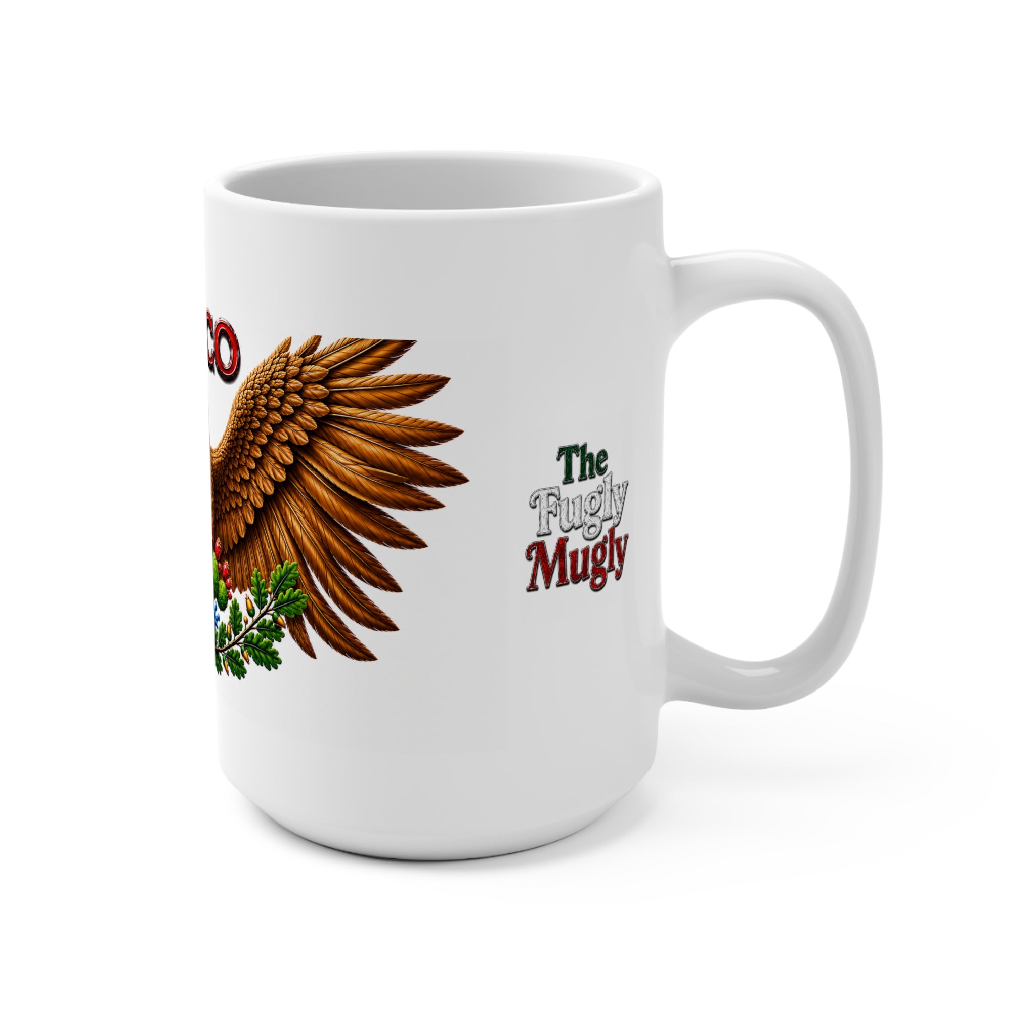 México Heritage Eagle Mug – Premium Luxury Mexican Coat of Arms Coffee Mug – Patriotic Mexican Pride Gift – Collectible Art Mug
