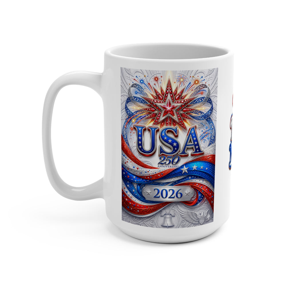 The Fugly Mugly™ | USA 250 Legacy Collector's Mug – Limited Edition American Heritage Luxury Mug