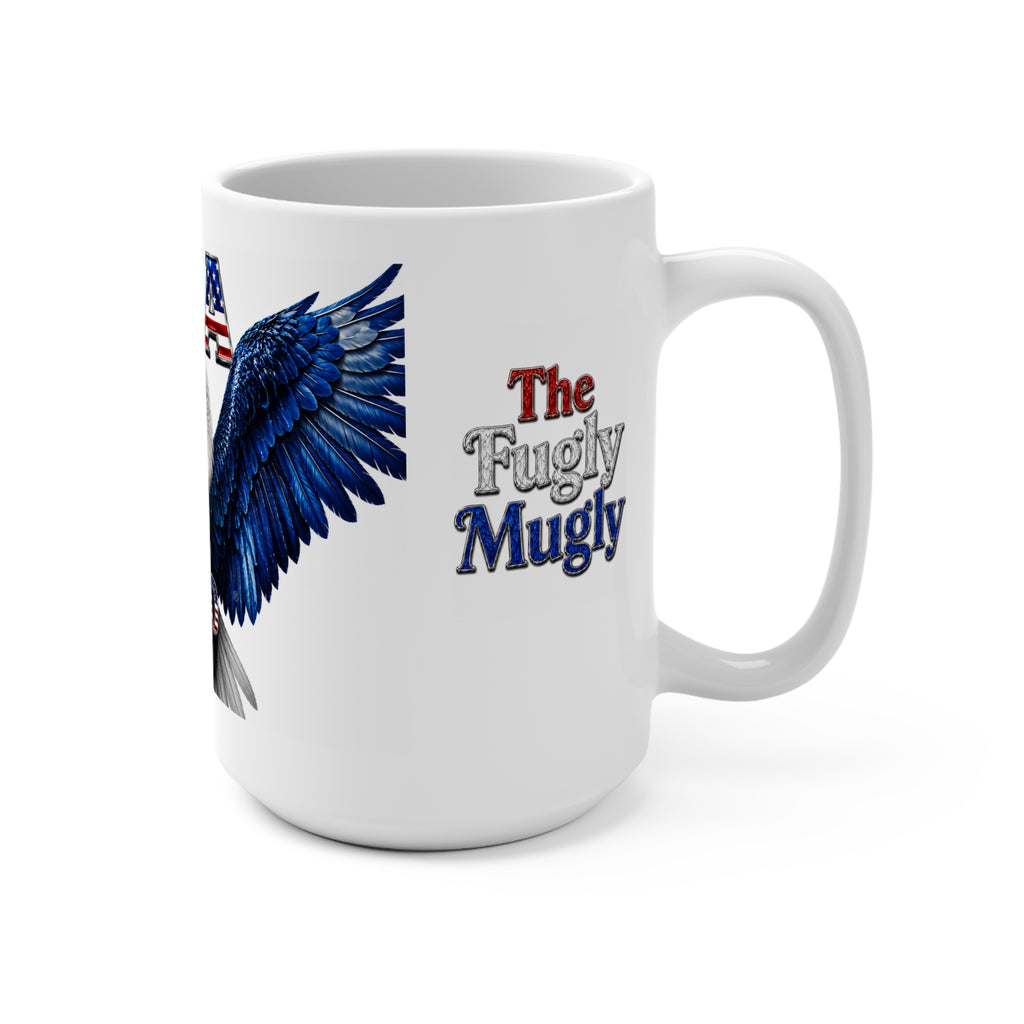The Fugly Mugly™ USA 250 Eagle Mug | Freedom Collection | Premium Patriotic Coffee Mug