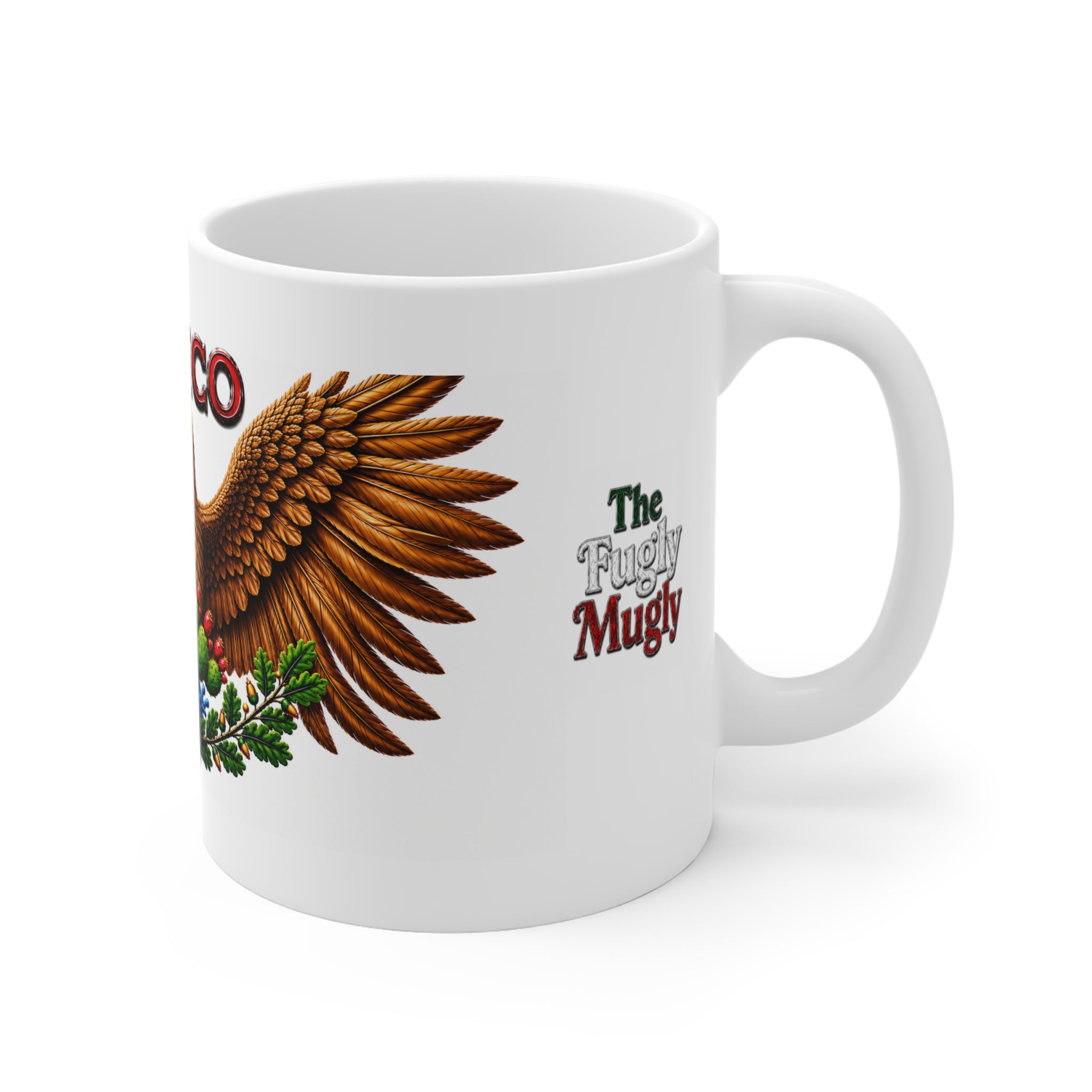 México Heritage Eagle Mug – Premium Luxury Mexican Coat of Arms Coffee Mug – Patriotic Mexican Pride Gift – Collectible Art Mug