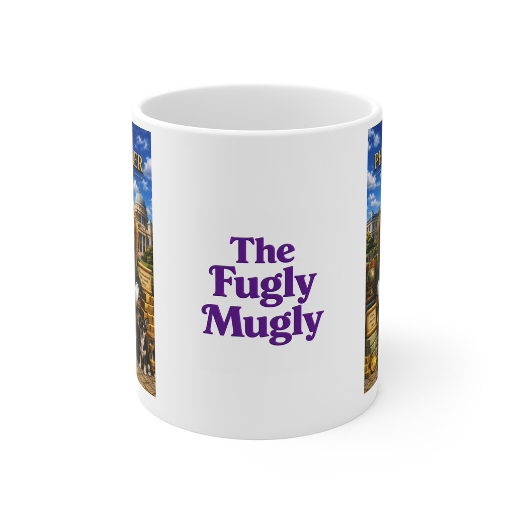 The Philosopher™ Luxury White Ceramic Mug – Premium Inspirational Coffee Cup | Vision • Wisdom • Legacy