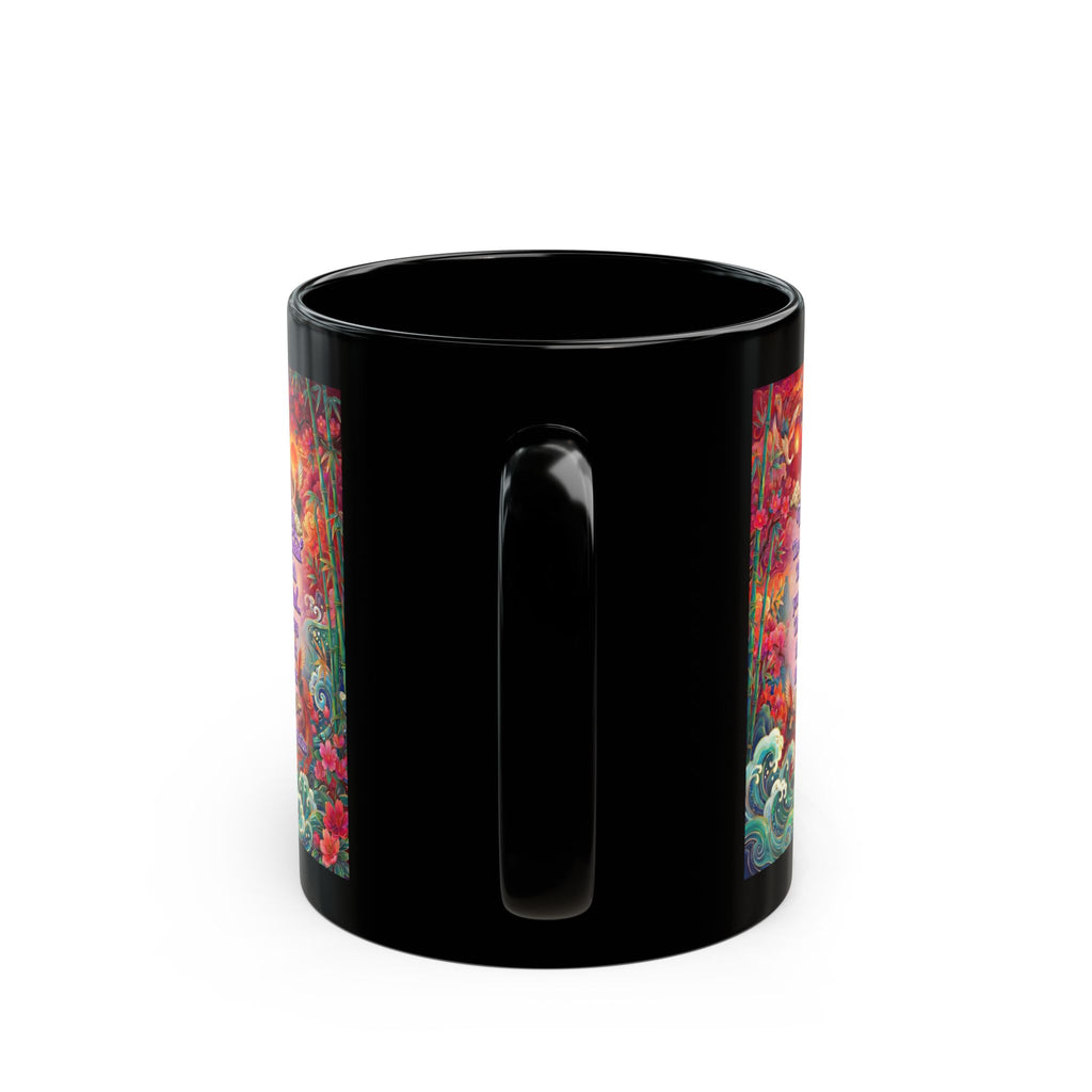 The Keys to Excellence – Confucius Wisdom Black Mug | Luxury Philosophy Coffee Mug